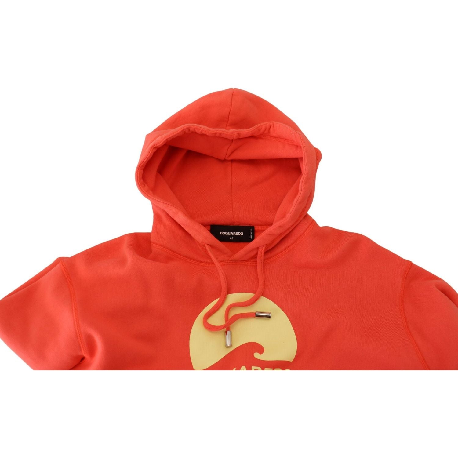 Dsquared² Pink Logo Print Cotton Hoodie Sweatshirt Sweater