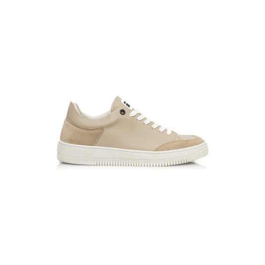 Cerruti 1881 Beige Cowhide Women Platform Sneaker Cerruti 1881