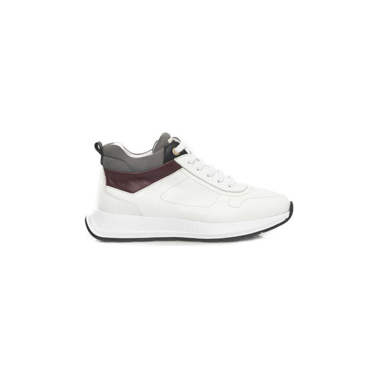 Cerruti 1881 White Cowhide Sneaker Cerruti 1881