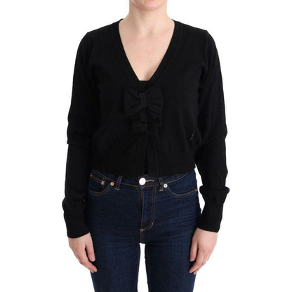 MARGHI LO' Black Wool Blouse Sweater MARGHI LO'