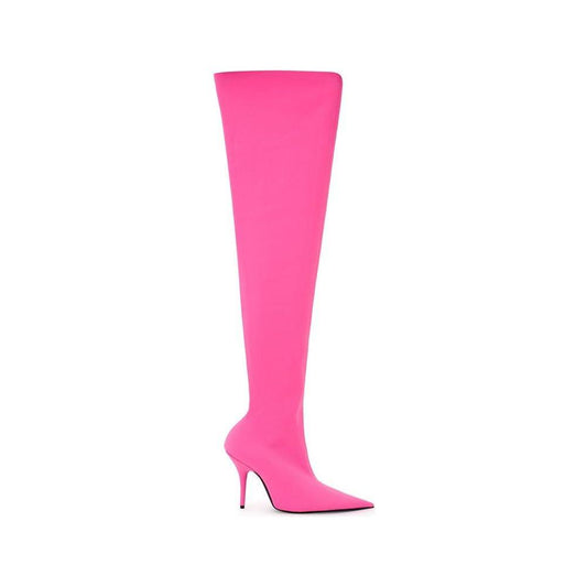 Balenciaga Pink Polyester Boot