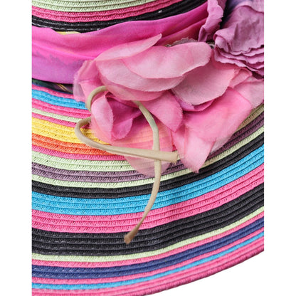 Dolce & Gabbana Multicolor Fantasy Wide Brim Floppy Hat