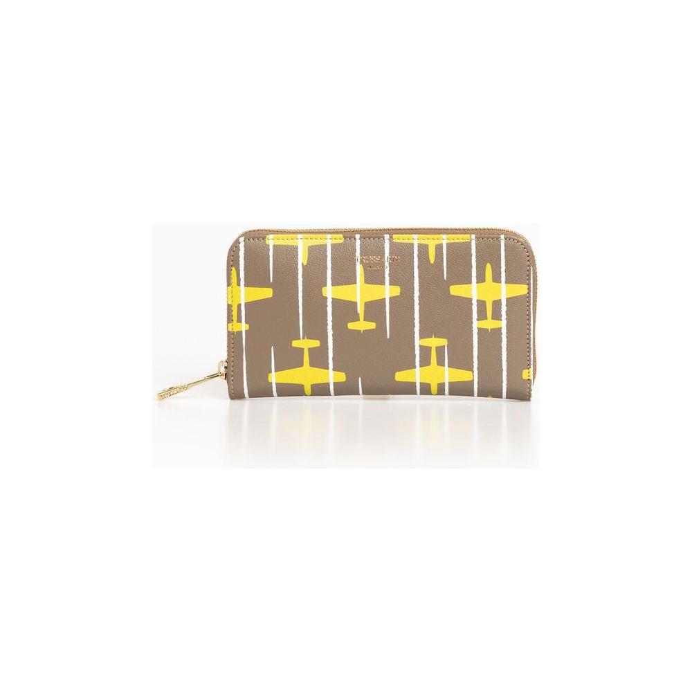 Trussardi Beige Leather Women Wallet