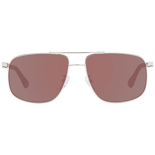 Rose Gold Men Sunglasses