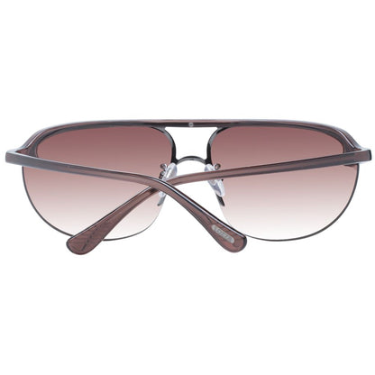 Lozza Brown Acetate & Plastic Sunglasses