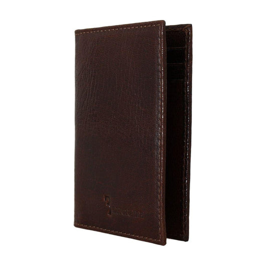 Billionaire Italian Couture Brown Leather Bifold Wallet Billionaire Italian Couture