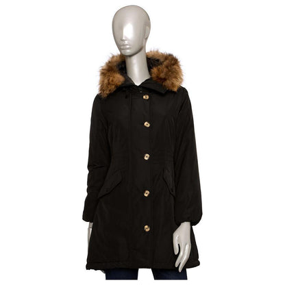 Baldinini Trend Black Polyester Women Jacket Baldinini Trend