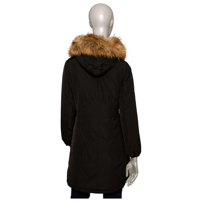 Baldinini Trend Black Polyester Women Jacket Baldinini Trend