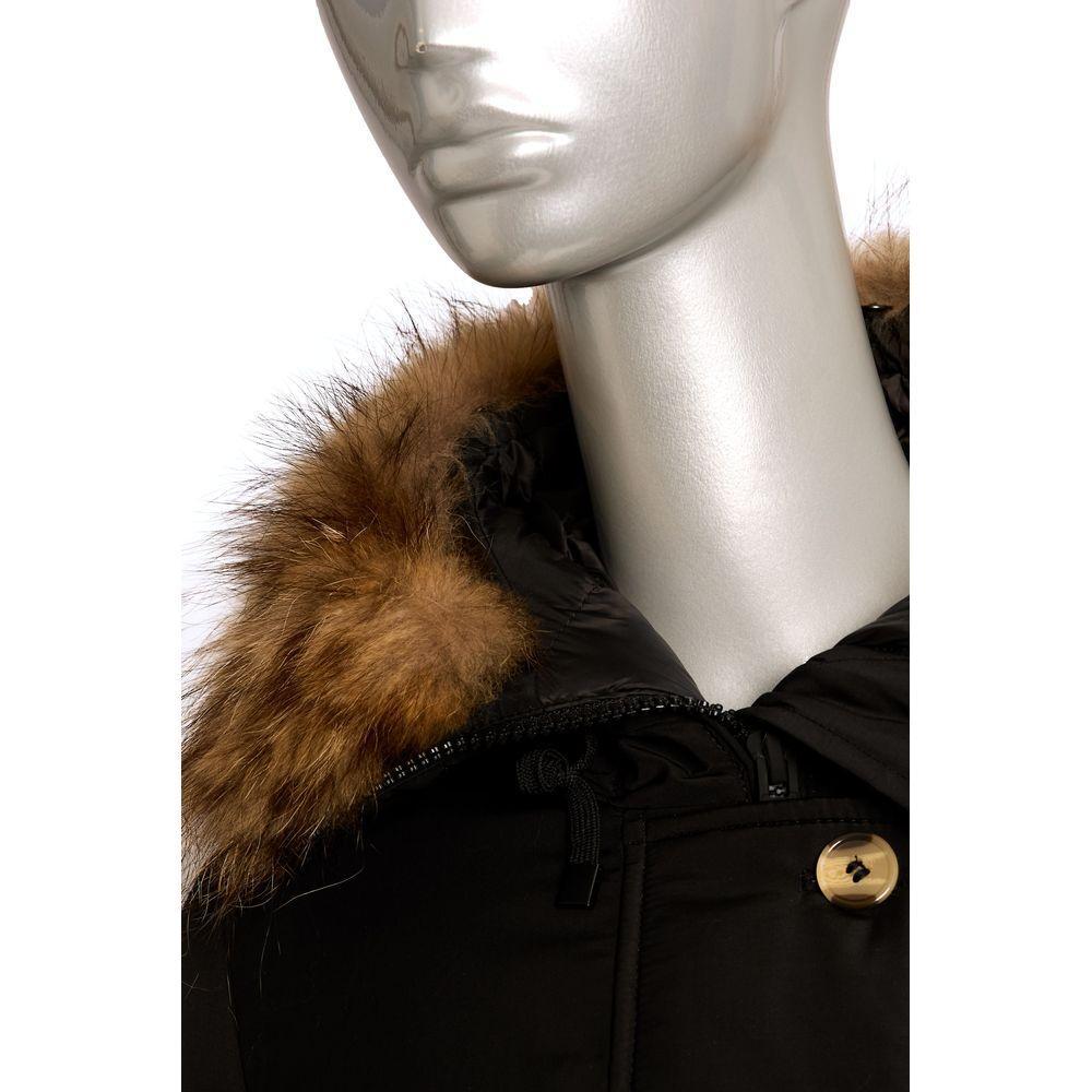 Baldinini Trend Black Polyester Women Jacket Baldinini Trend