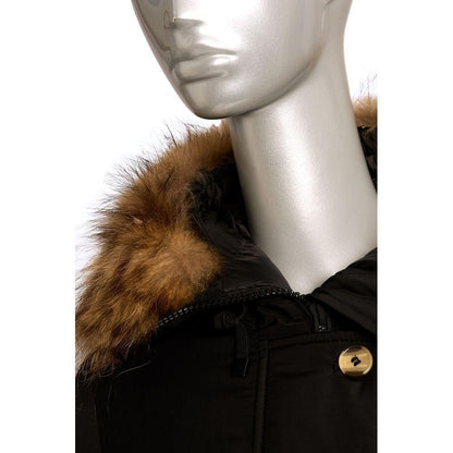 Baldinini Trend Black Polyester Women Jacket Baldinini Trend