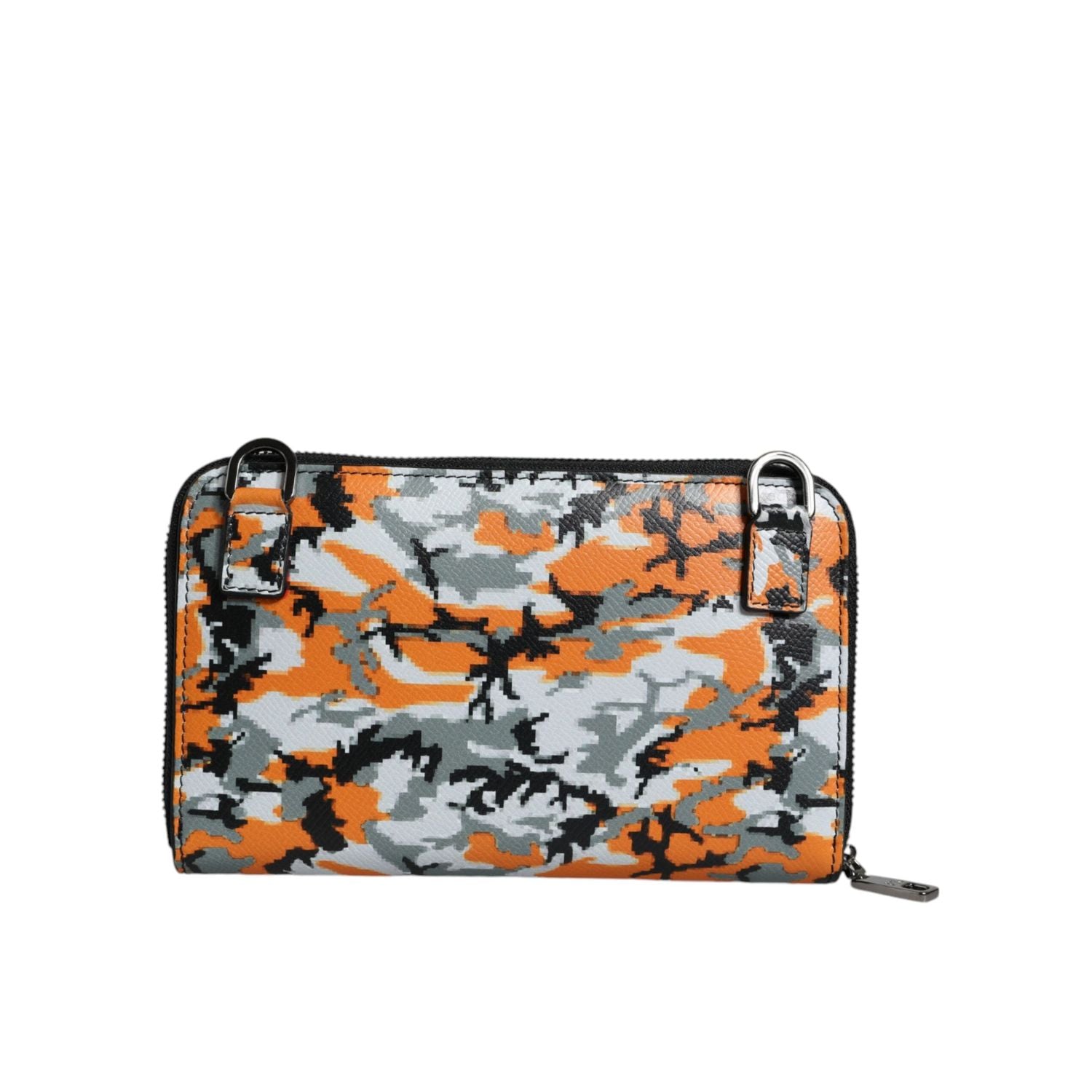 Dolce & Gabbana Multicolor Camouflage Leather Purse Cross Body Bag