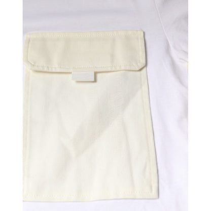 Dolce & Gabbana White Cotton Pocket Short Sleeves T-shirt