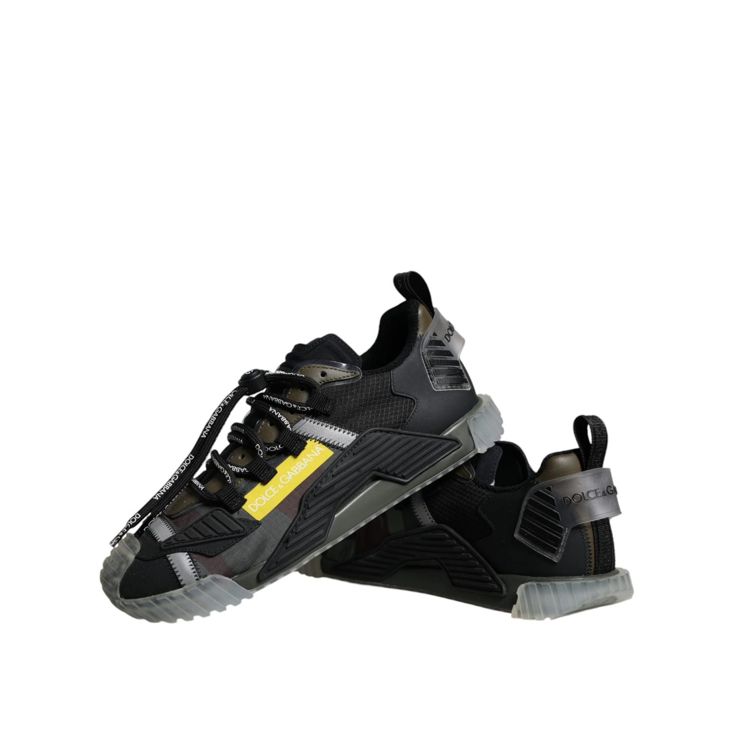 Dolce & Gabbana Multicolor Lace Up Low Top NS1 Sneakers Shoes