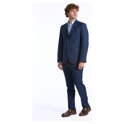 Baldinini Trend Blue Wool Men Blazer Baldinini Trend