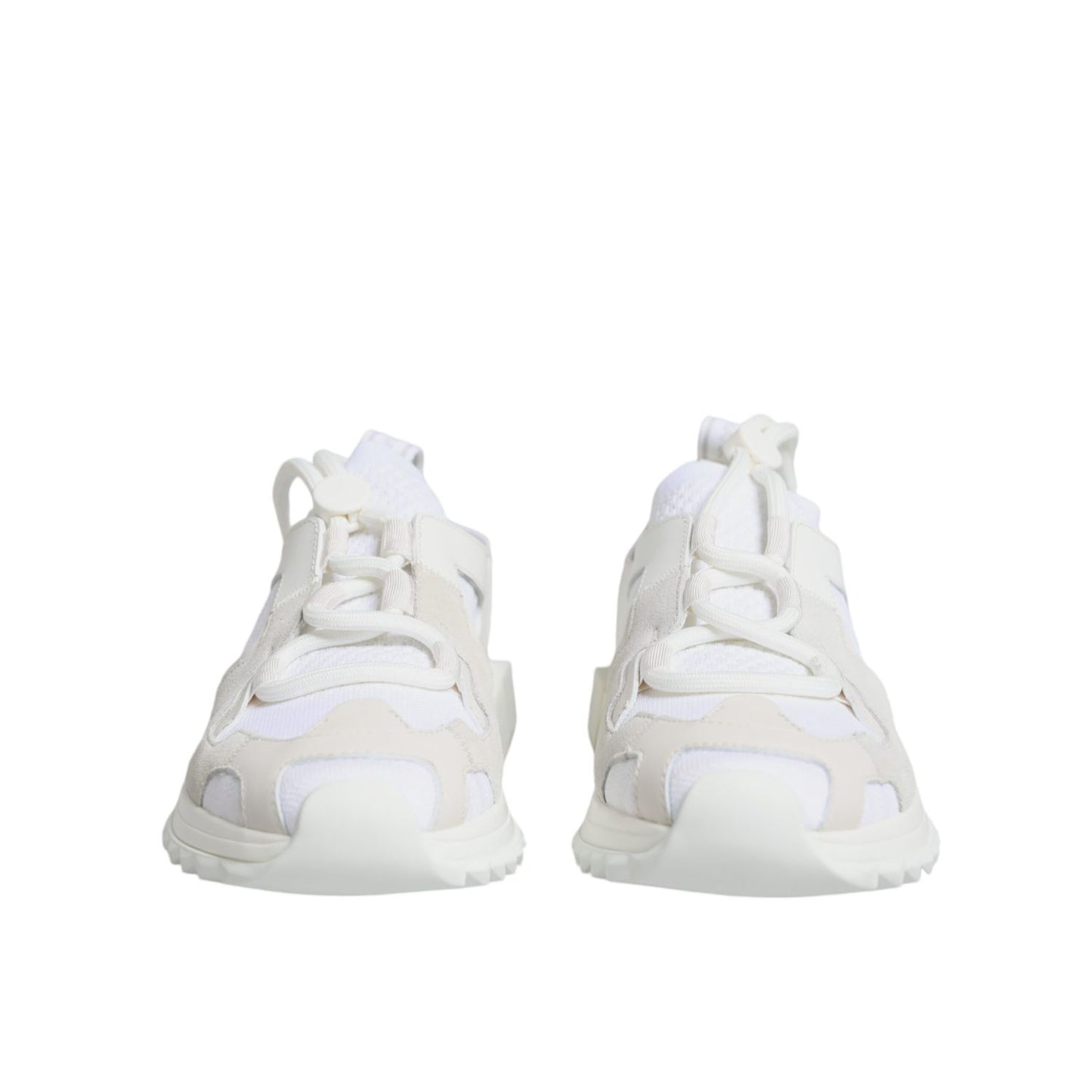 Dolce & Gabbana White Mesh Sorrento Trekking Sneakers Shoes