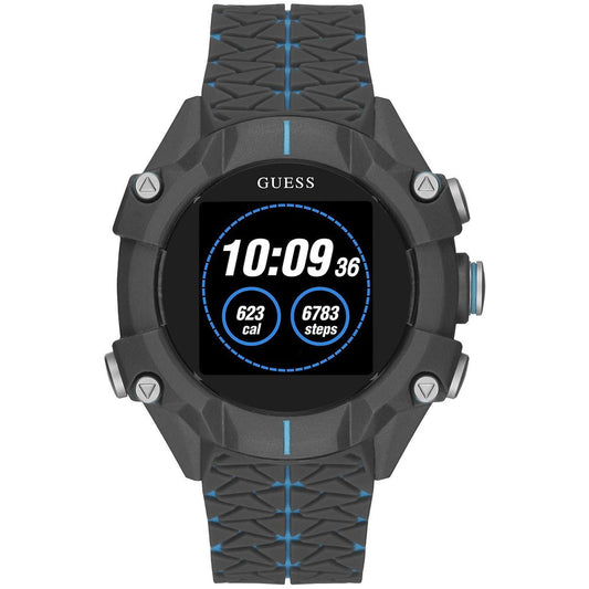 Guess Gray Resin Sport Watch