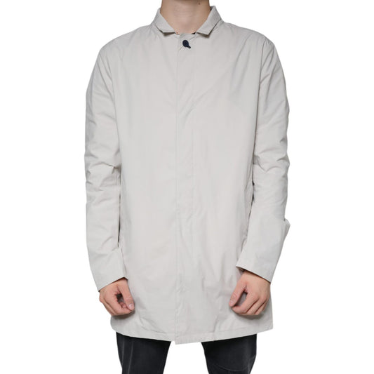 People Of Shibuya Off White Full Zip Coat Men Jacket People Of Shibuya