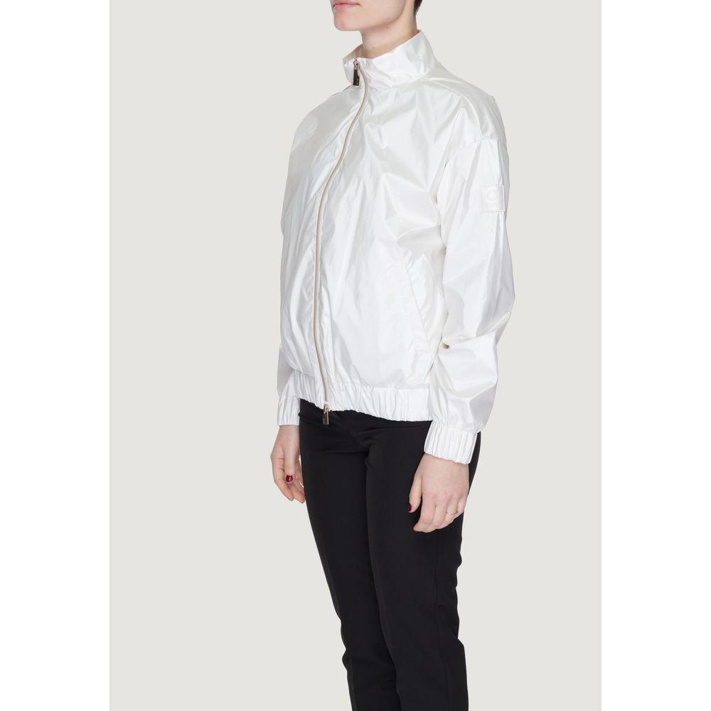 Suns White Polyester Shell Jacket
