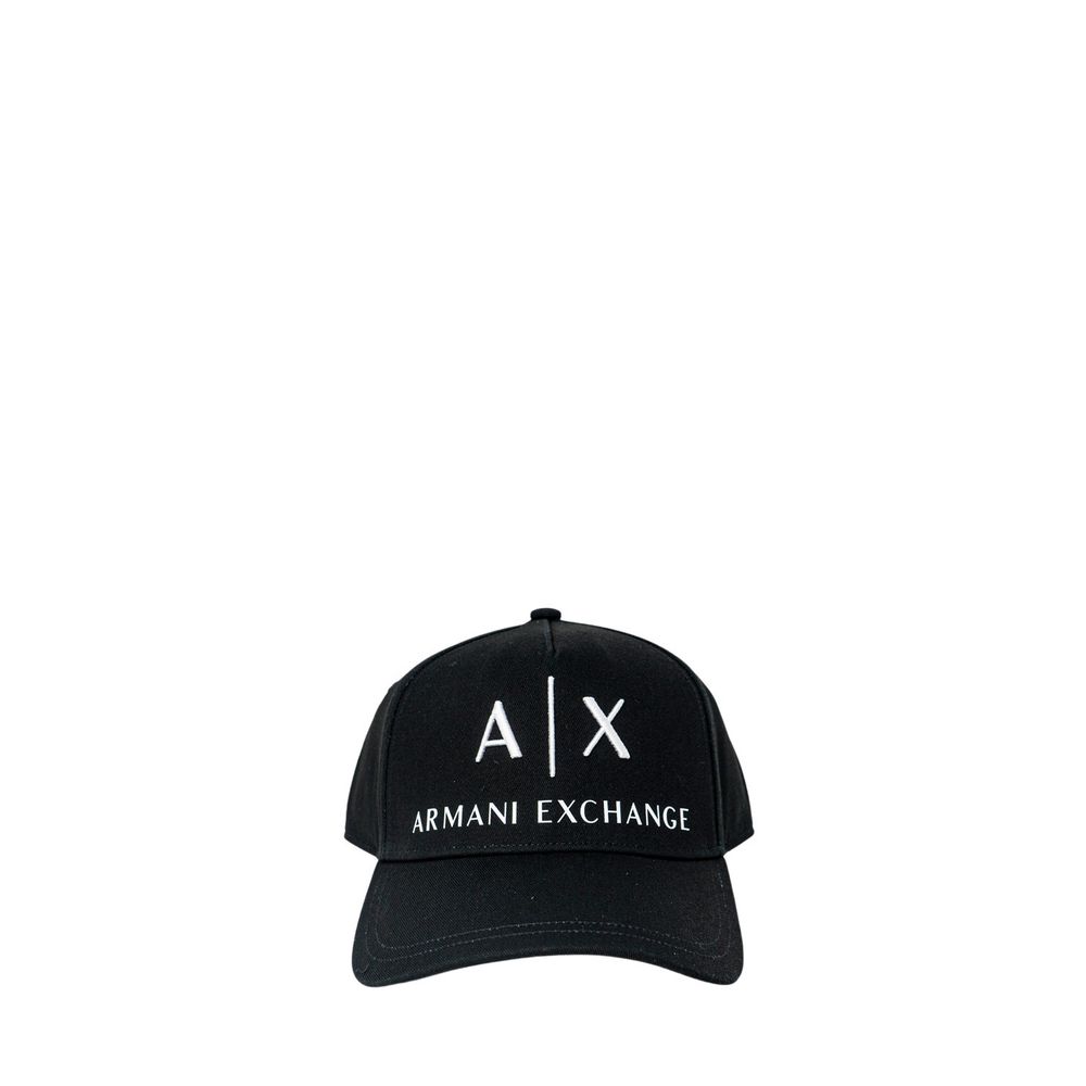 Armani Exchange Black Cotton Cap (Baseball Hat) Armani Exchange
