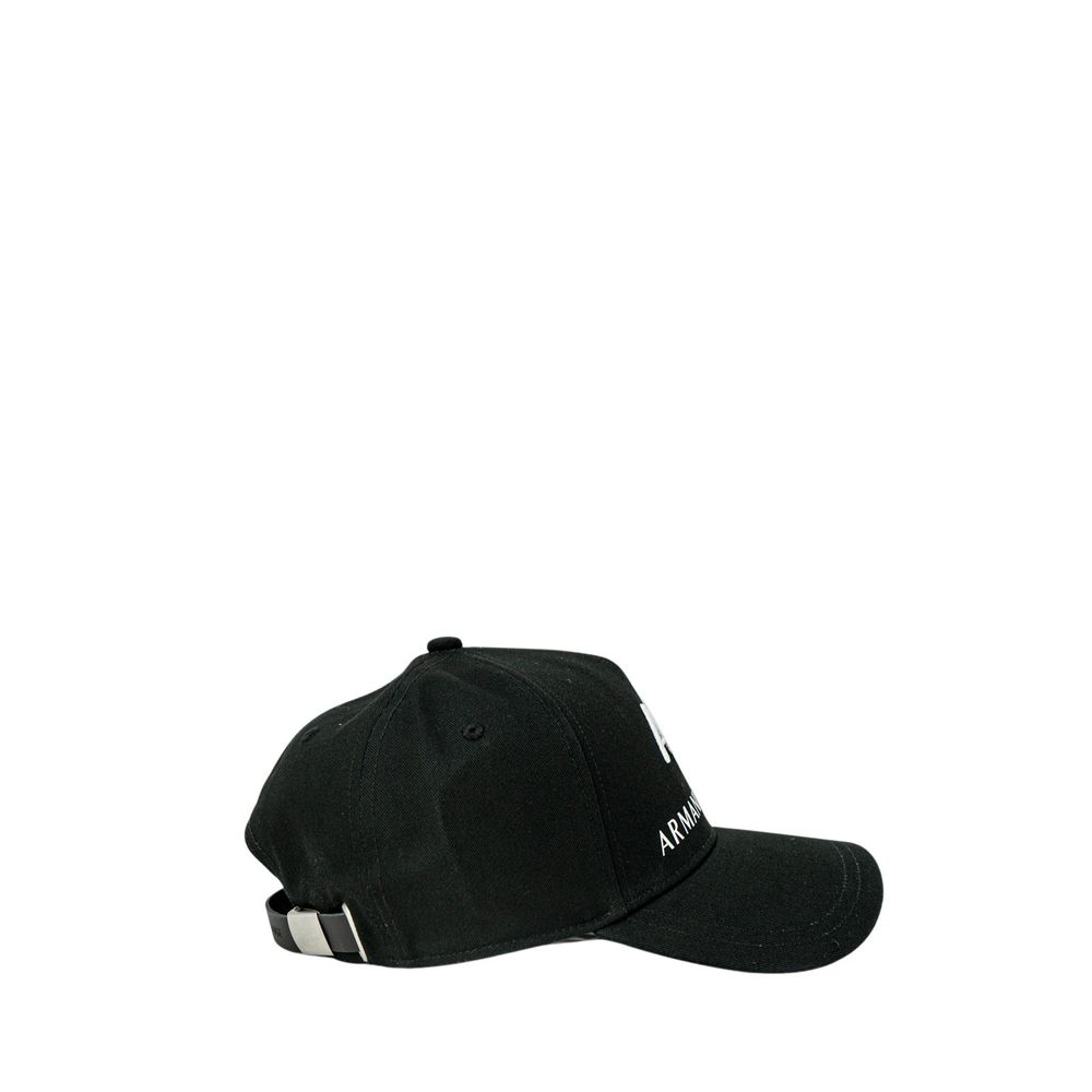 Armani Exchange Black Cotton Cap (Baseball Hat) Armani Exchange