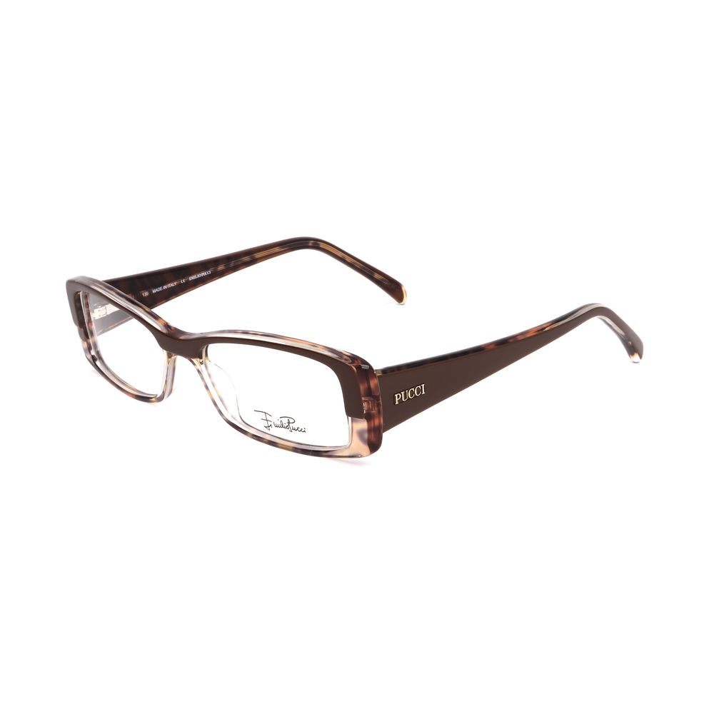 Emilio Pucci Brown Plastic Glasses (Frames)