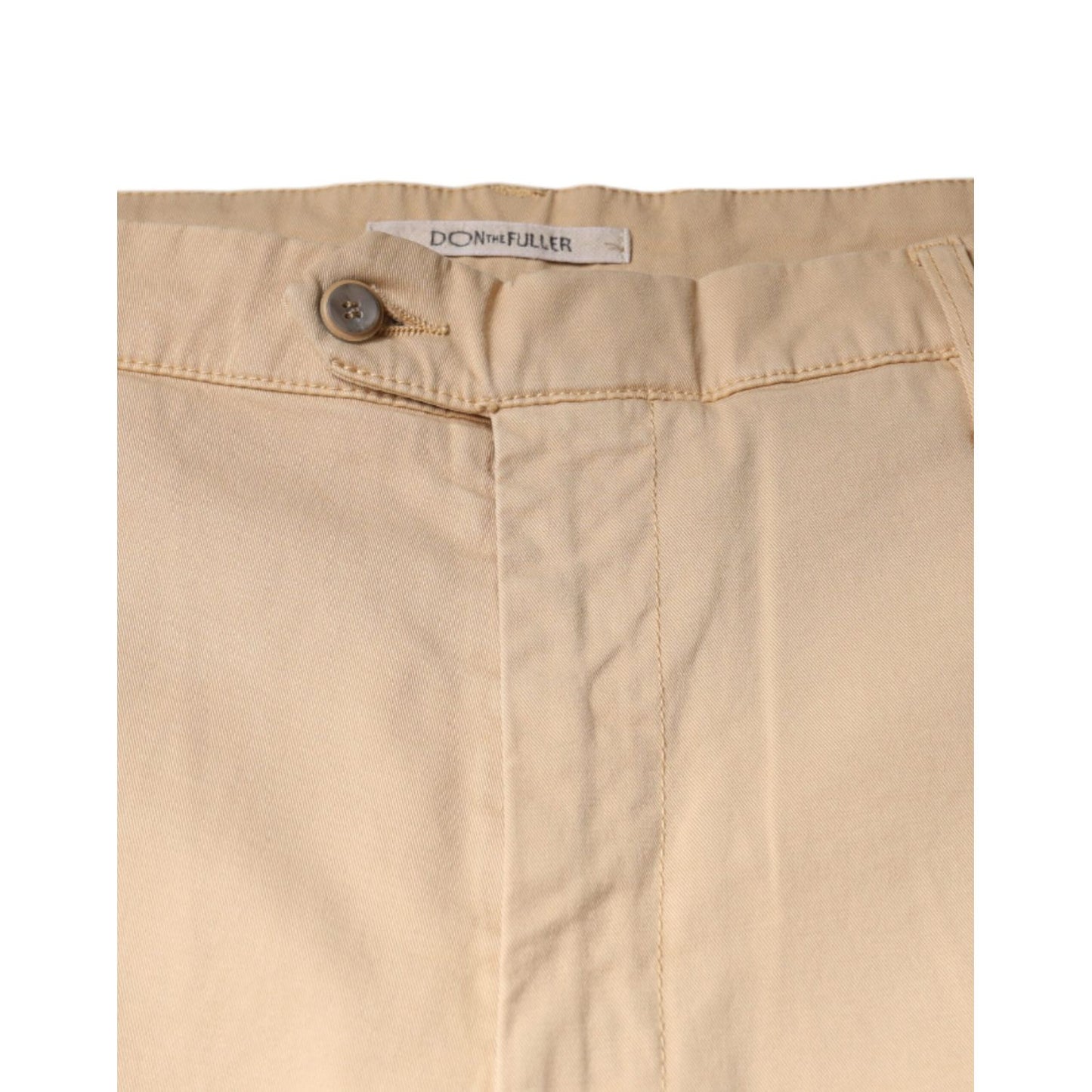 Don The Fuller Beige HOUSTON Men Cropped Dress Pants Don The Fuller