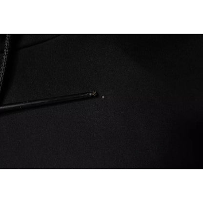 Dolce & Gabbana Black Camouflage Hooded Sweatshirt Sweater