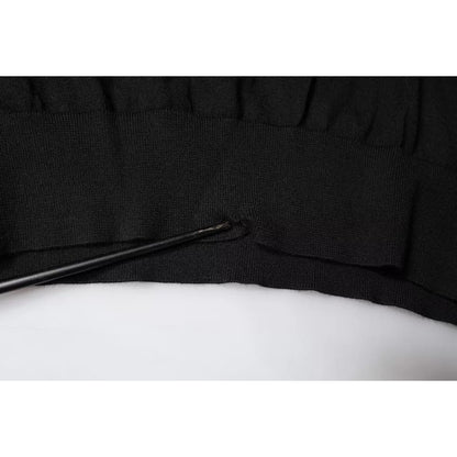 Dolce & Gabbana Black Long Sleeve Turtleneck Men Pullover Sweater