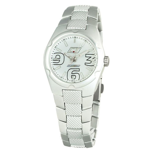 Chronotech Silver Stainless Steel Dress Watch