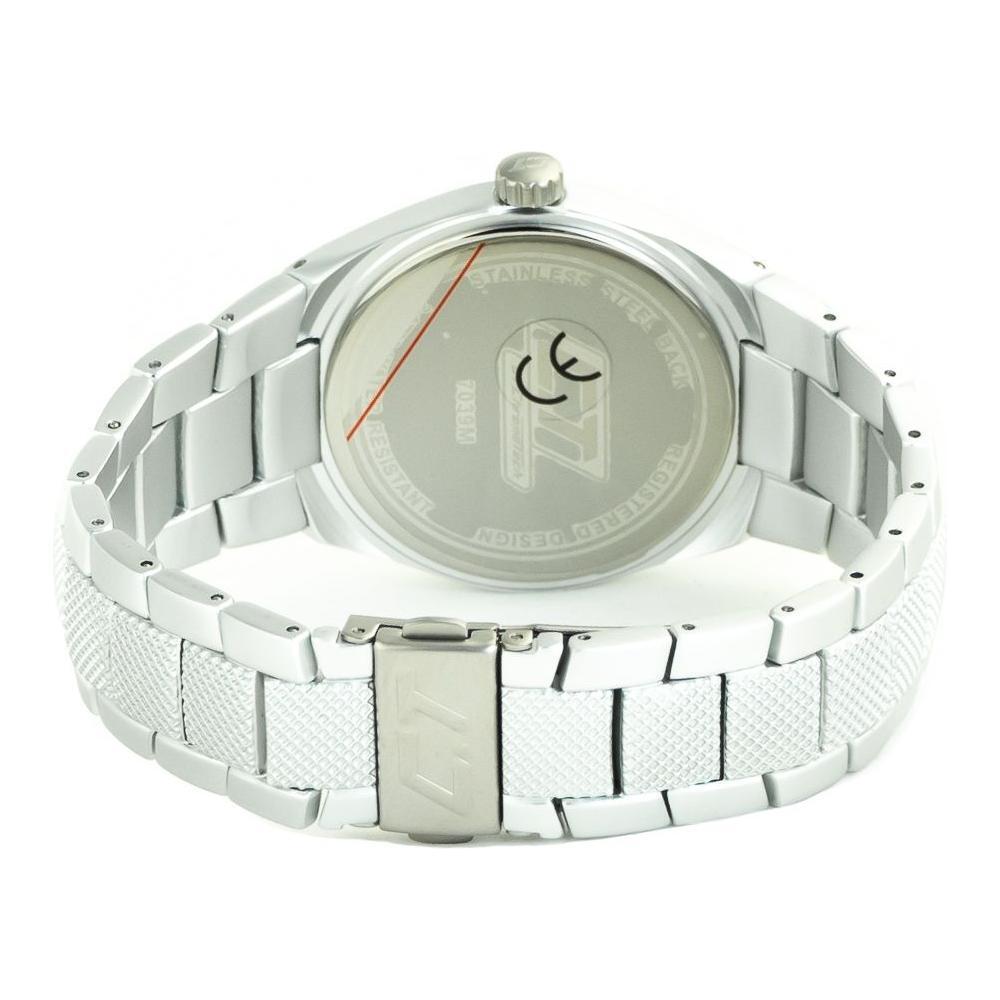 Chronotech Silver Stainless Steel Dress Watch
