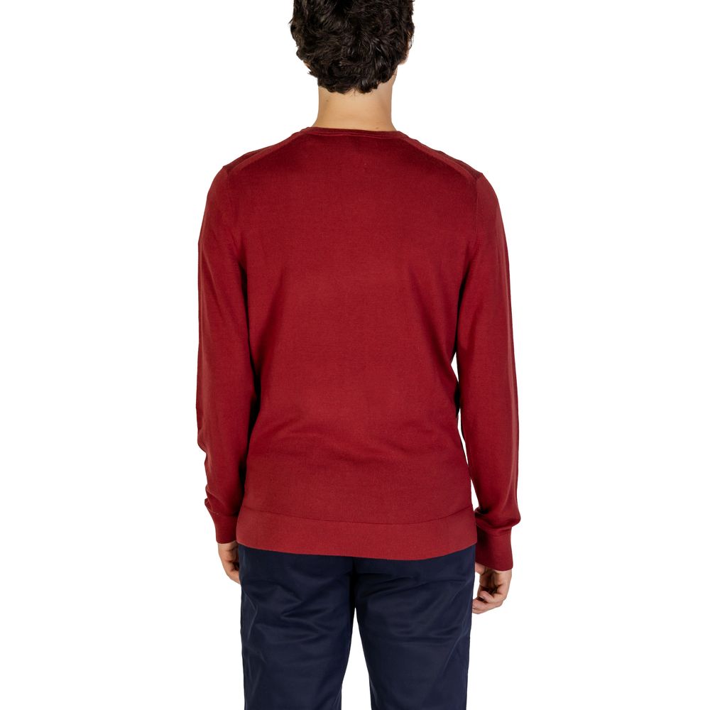 Calvin Klein Bordeaux Recycled Wool Sweatshirt