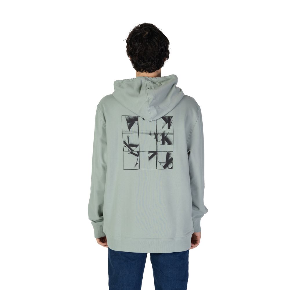 Calvin Klein Jeans Green Cotton Hoodie