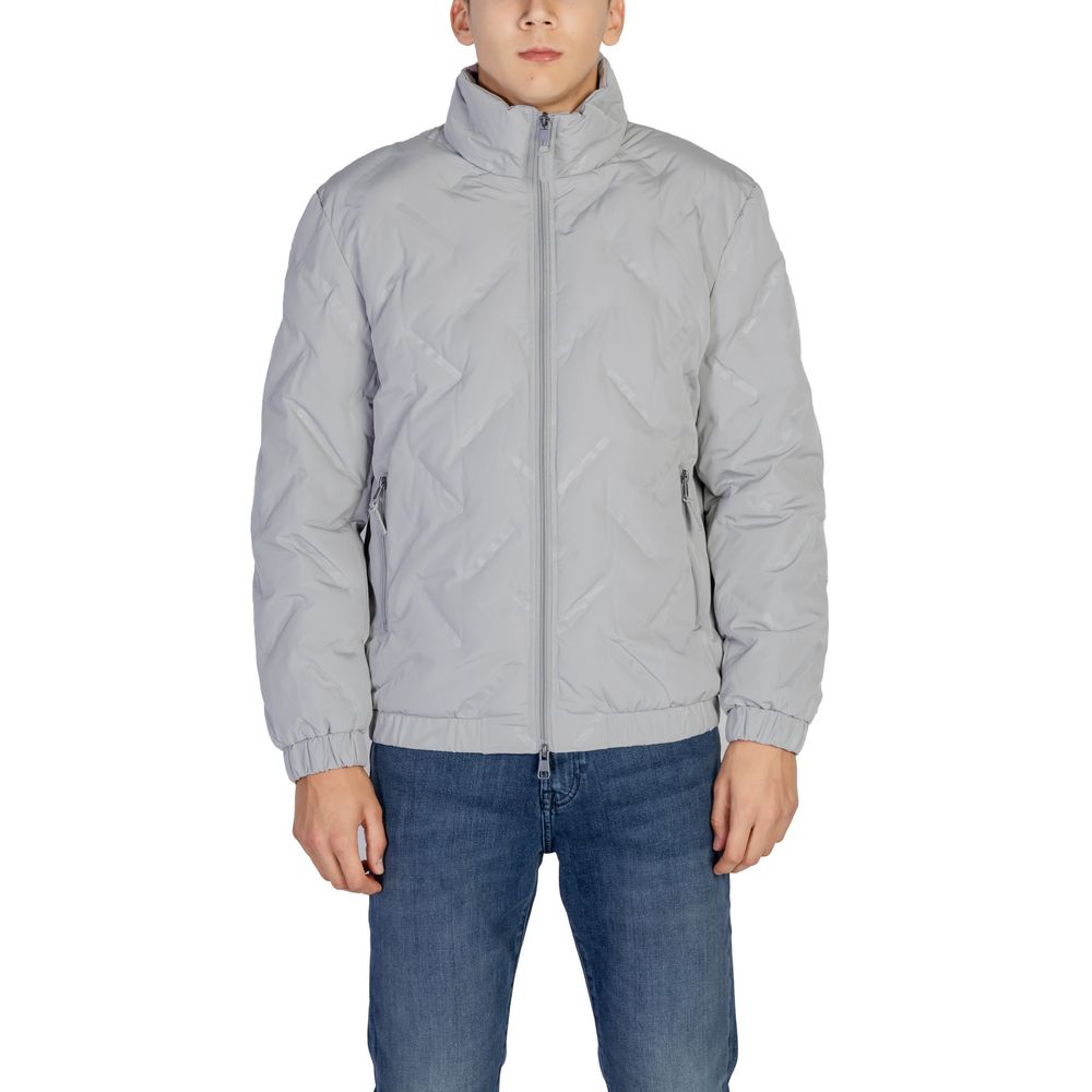 Antony Morato Gray Polyester Jackets And Coat Antony Morato