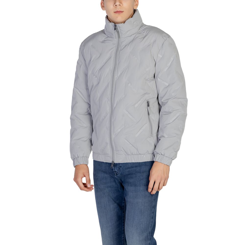 Antony Morato Gray Polyester Jackets And Coat Antony Morato