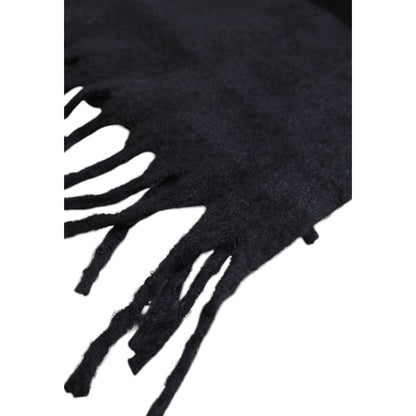 Antony Morato Black Polyester Scarf Antony Morato