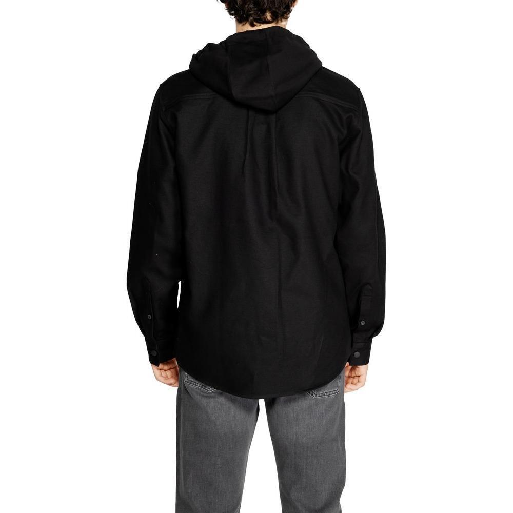 Antony Morato Black Cotton Shell Jacket Antony Morato