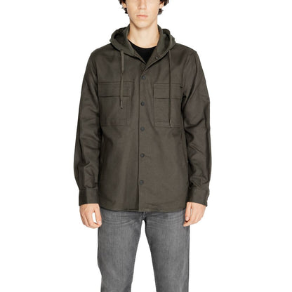 Antony Morato Green Cotton Shell Jacket Antony Morato