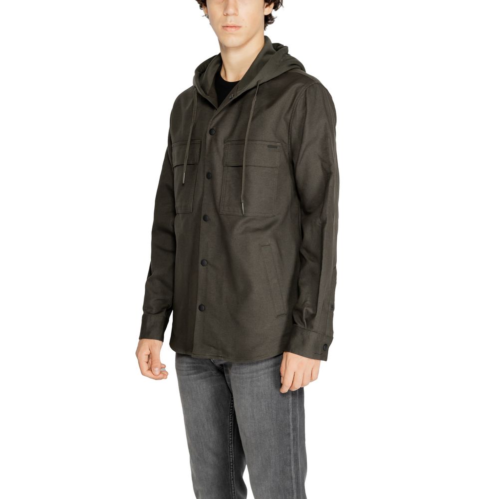 Antony Morato Green Cotton Shell Jacket Antony Morato