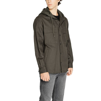 Antony Morato Green Cotton Shell Jacket Antony Morato