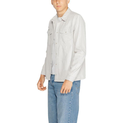 Antony Morato Gray Cotton Dress Shirt Antony Morato