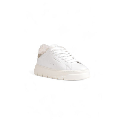Crime London White Leather Chunky Sneakers