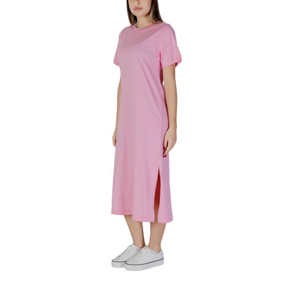 B.Young Multicolor Cotton Midi Dress B.Young