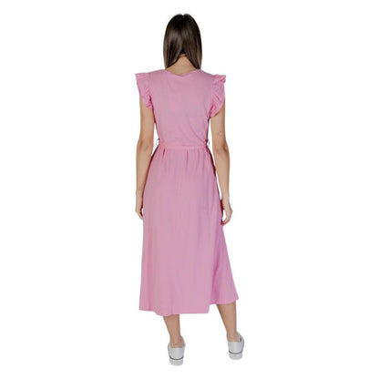 B.Young Multicolor Cotton Long Dress B.Young