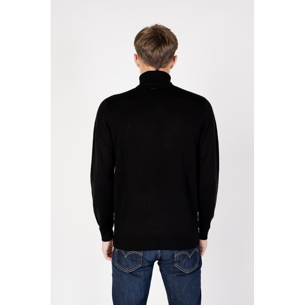 Antony Morato Black Wool Turtleneck Antony Morato