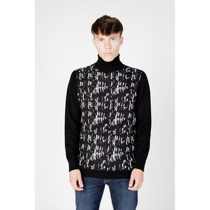 Antony Morato Black Wool Turtleneck Antony Morato