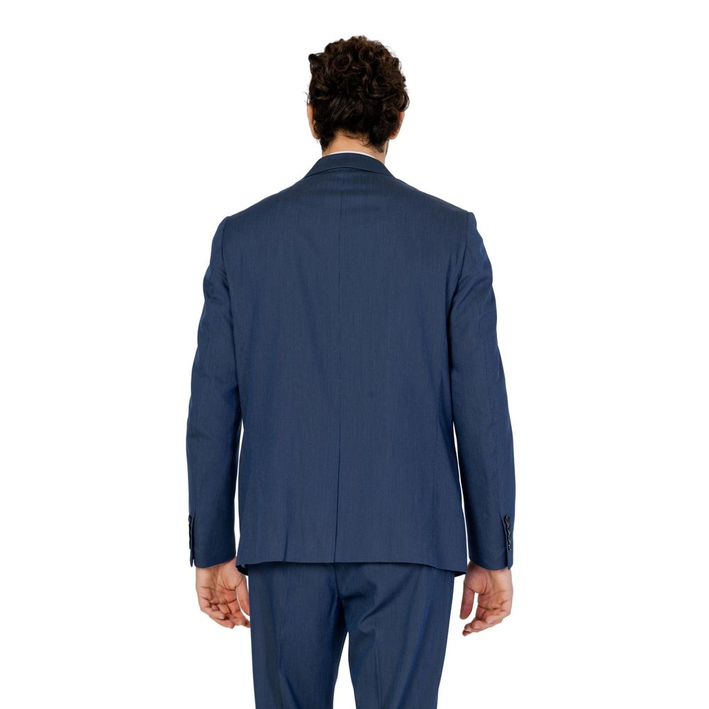 Antony Morato Blue Polyester Blazer Antony Morato