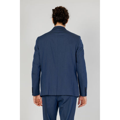 Antony Morato Blue Polyester Blazer Antony Morato