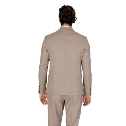 Antony Morato Beige Polyester Blazer Antony Morato