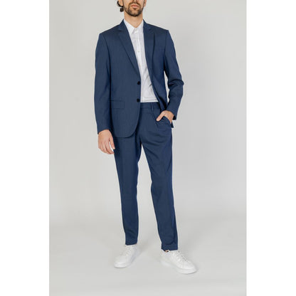 Antony Morato Blue Polyester Blazer Antony Morato