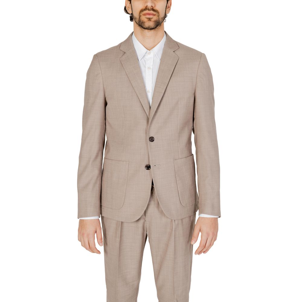 Antony Morato Beige Polyester Blazer Antony Morato